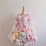 Puppet Night -Doll Party- Sweet Lolita OP Dress Full Set