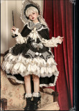 Bramble Rose -The Witch- Sweet Gothic Lolita JSK, Blouse, Cape, Hat and Acessories Full Set