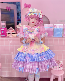 Diamond Honey -Rainbow Bubble- Sweet Lolita JSK
