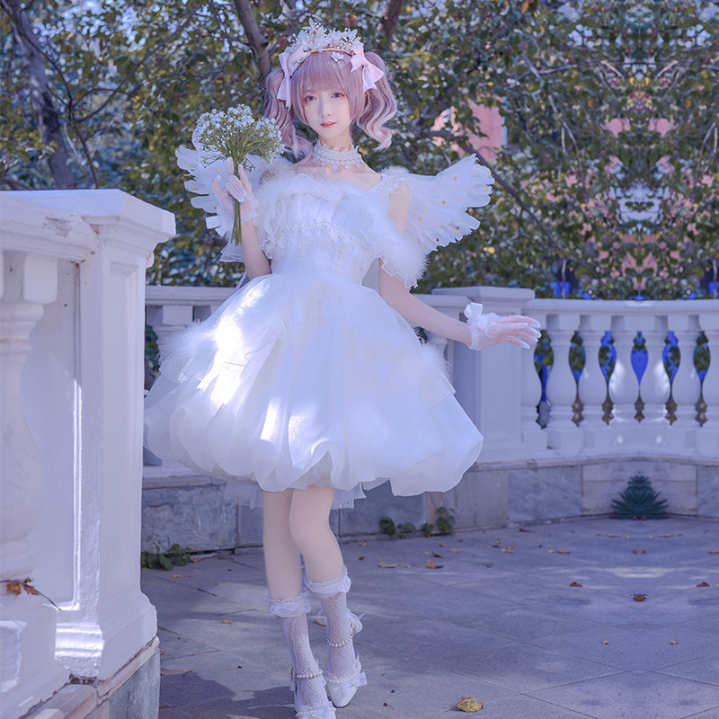US$ 74.99 - Angel Song Sweet Casual Fairy Lolita JSK - m.lolitaknot.com