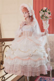 Daisy's Garden Classic Vintage Tea Party Princess Wedding Lolita OP Dress