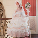 Daisy's Garden Classic Vintage Tea Party Princess Wedding Lolita OP Dress