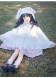 Brocade Garden - Sweet Wool Lolita Cape for Winter