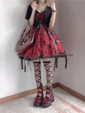 Gururu - Halloween Gothic Punk Platform Lolita Ankle Boots