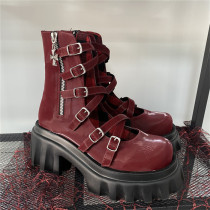 Gururu - Halloween Gothic Punk Platform Lolita Ankle Boots