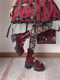 Gururu - Halloween Gothic Punk Platform Lolita Ankle Boots