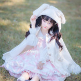 Brocade Garden - Sweet Wool Lolita Cape for Winter