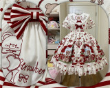 Strawberry Farm Christmas Sweet Lolita OP and Accessories