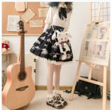 Morning Glory -Milk Cat- Sweet Cute Lolita Crossbody Pearl Shoulder Bag