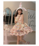 Mewroco -Bunny Doll- Sweet Lolita JSK and Accessories Full Set
