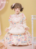 Mewroco -Bunny Doll- Sweet Lolita OP and Accessories Full Set