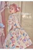 Mewroco -Bunny Doll- Sweet Lolita OP and Accessories Full Set