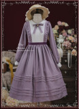 Tiny Garden -Garden Jardin- Vintage Classic Daily Lolita OP Dress for Autumn and Winter