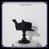 Princess Chronicles -Obsidian Oracle- Ouji Prince Black Lolita Cape Jacket