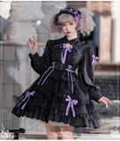 Eieyomi -Song Charm- Sweet Lolita OP Dress ande Headband Set