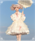 Eieyomi -Song Charm- Sweet Lolita OP Dress ande Headband Set