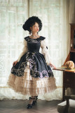 Sakya Lolita -Embroidered Lily of The Valley- Elegant Embroidery Classic Lolita Overskirt Dress and Petticoat