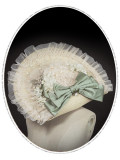 Sakya Lolita -Embroidered Lily of The Valley- Elegant Classic Lolita Waist Bow And Hat