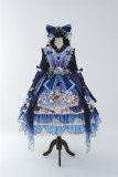 Sakya Lolita - Butterfly Shadow - Wa Embroidery Lolita JSK Full Set