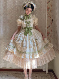 LemonCantata - Lily of The Valley - Elegant Classic Vintage Lolita OP Dress
