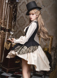 Withpuji -Deacon of Cards- Elegant Gothic Lolita OP Dress with Necktie