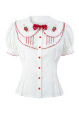 Pennyhouse -Little Strawberry- Cute Sweet Lolita Blouse and Skirt