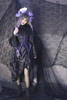 Milu Orig - Specimen Collection - Gothic Lolita Hime Blouse ,Vest and Skirt