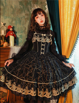 Milu Orig -Star in Dream- Classic Lolita JSK Jumper Skirt Dresses