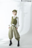 Princess Chronicles -Secret Morning News- Ouji Prince Blouse with Tie, Shorts and Vest Set