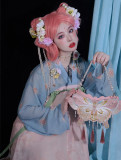 LovelyLota -Butterfly- Embroidery Pearl Lolita Crossbody Handbag