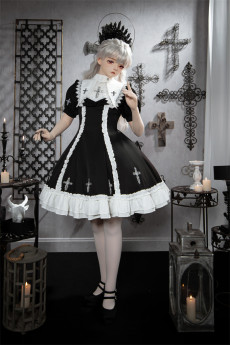 Light of Redemption- Nun Gothic Lolita OP Dress