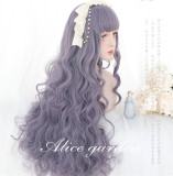 Alice Garden - Astrology Witch- 72cm Long Curly Wavy Greyish Purple Lolita Wig