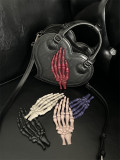 Heart Shaped Skeleton Claw Gothic Lolita Bag