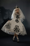 Psyche Manie -A Nail Pierces The Bone- Gothic Lolita OP Dress