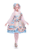 Mountain and Sea-Tea Party Princess Wa Lolita JSK Full Set