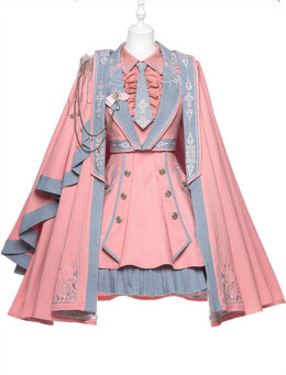 Sheffield Colllege Ouji Lolita JSK, Blouse, Cape and Accessories