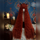 Yuchashui - 120cm Long Fluffy Curly Wavy Lolita Wig