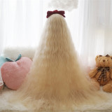 Yuchashui - 120cm Long Curly Wavy Lolita Wig