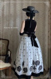 Polka Dots Rose- Embroidery Elegant Classic Lolita JSK