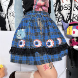 Cute Kawaii Harajuku Y2K Embroidery Skirt