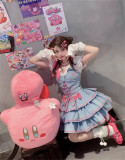 Sweet Kawaii Harajuku Y2K Cat Ear Slip Dress and Blouse