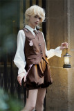 Detective Rabbit- Ouji Prince Lolita Blouse with Tie, Shorts and Vest Set