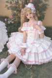 Seven Baby -Rosa Multiflora- Sweet Classic Lolita Hat and Arm Sleeves