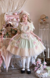 Letter for The Spring - Sweet Classic Lolita OP Dress Full Set