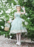 Loving is Coming- Elegant Lily of the Valley Embroidery Classic Lolita JSK
