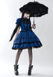 Halloween Cross Gothic Lolita Skirt and Blouse Set