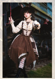 Baduoni  -Wattwell- Punk Lolita Corset JSK, Blouse and Hat