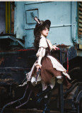 Baduoni  -Wattwell- Punk Lolita Corset JSK, Blouse and Hat