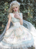 Waltz of The Roses- Elegant Embroidery Classic Lolita JSK