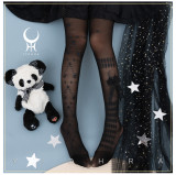 Yidhra -Follow the Stars- Elegant Printed Lolita Tights